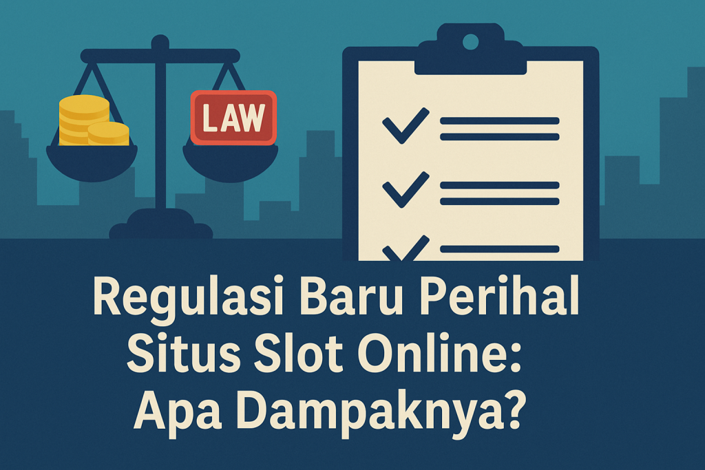 Regulasi Baru Perihal situs Slot Online: Apa Dampaknya?