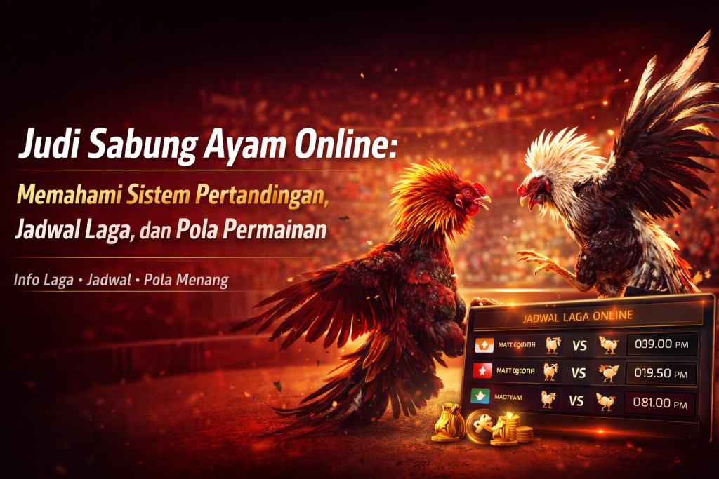Judi Sabung Ayam Online: Memahami Sistem Pertandingan, Jadwal Laga, dan Pola Permainan