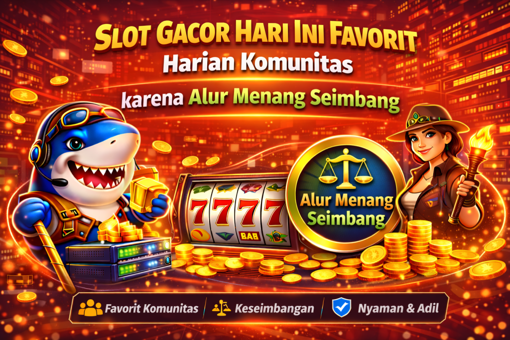Slot Gacor Hari Ini Favorit Harian Komunitas karena Alur Menang Seimbang